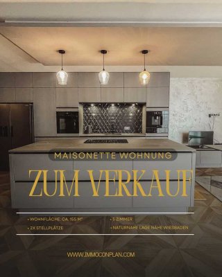 Charmante Maisonette-Wohnung in einem gepflegten 3-Familienhaus bei Wiesbaden