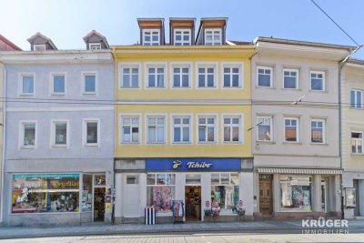KA-Durlach / außergewöhnliche DG-Maisonette-Whg mit Süd-Loggia, 5 Zimmer und optional zwei TG-Plätze