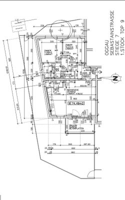 3-Zimmerwohnung im 1.OG mit Balkon