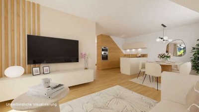 Wohnen auf zwei Ebenen: 3-Zimmerwohnung mit Studio und Süd-Ostbalkon