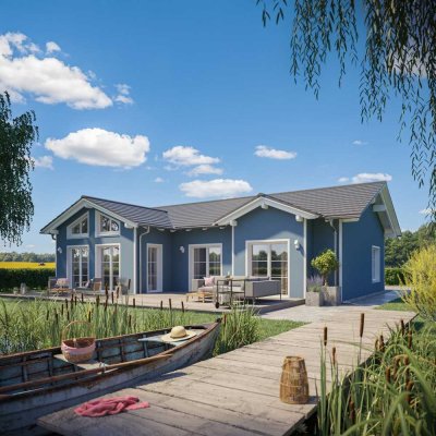 Bungalow inkl.Grundstück Schlüsselfertig alles auf einer Ebene.