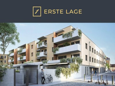 Krems, Altstadt, Neubau, Erstbezug: 3 Zimmer, 87 m² Wfl., Loggia, Pflanzbeet