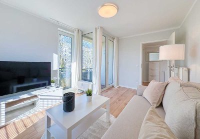 Neu sanierte & möblierte 2-Raum-WE * EBK * West-Balkon * TG-SP * Blick ins Grüne * an der Elbe *TOP*