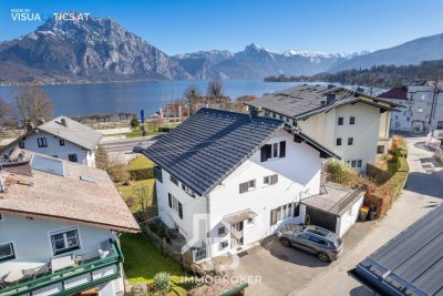 Schönes Einfamilienhaus in Altmünster mit Blick über den Traunsee und auf den Traunstein