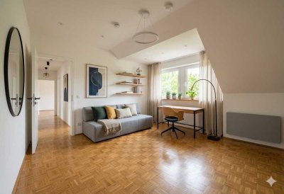 Dachgeschoss mit 62m² Ausbaupotential in Ruhrnähe (200 m) | 2,5 Raum | Parkett | neue Heizkörper