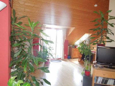 Exklusive 3-Raum-DG-Wohnung mit gehobener Innenausstattung mit Einbauküche in der Bruckbergerau