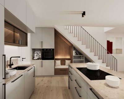Exklusiv Wohnen im Chiemgau - Moderne und helle 153qm Maisonette Wohnung mit bester Anbindung