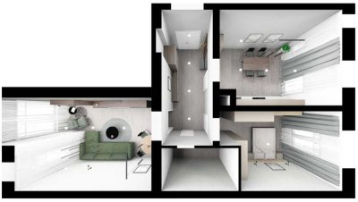 Schöne 2-Zimmer-Wohnung mit Einbauküche in Dresden