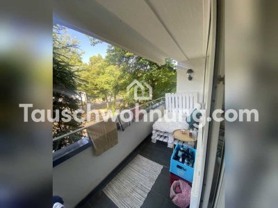 Tauschwohnung: Biete 3 Zimmer mit Balkon am Stadtwald - suche 2 Zimmer