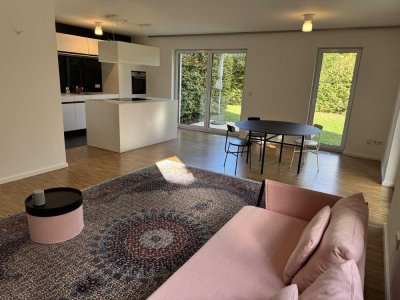 3 Zimmer-Designwohnung mit über 100 m2 Garten in Null-Heizenergie-Passivhaus: 6,8 kWh/(m2a)