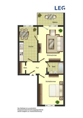 Auf zur Besichtigung, 2-Zimmer-Wohnung in Weddinghofen frei...und das Bad ist auch neu... und einen