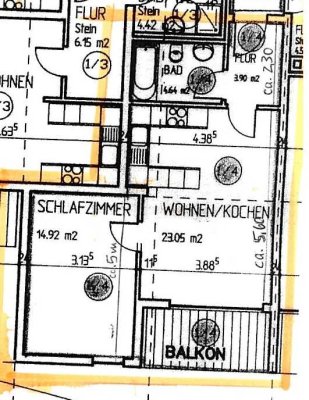 Gepflegte 2-Zimmer-Wohnung mit Balkon und EBK in Nürtingen-Neckarhausen