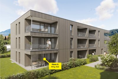 3-Zimmerwohnung mit Garten | A02