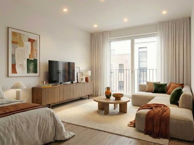 SHOWROOM GEÖFFNET I Neubau-Apartment direkt am Wasser - lichterfüllt - bodentiefe Fenster - Aufzug