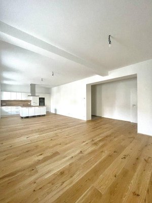 renovierte 123 m² 4-Zimmer-Wohnung mit Terrasse, Wärmepumpenheizung, Fußbodenheizung, Einbauküche