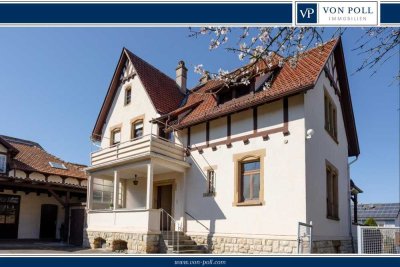 Gepflegtes Villenanwesen mit enormem Potenzial & weiterer Bebauungsmöglichkeit mit Nebengebäuden