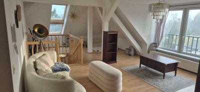 Hochwertig möblierte 3-Zimmer-Wohnung mit 2 Bädern, S-Bahn fußläufig – ruhige grüne Lage in Panketal