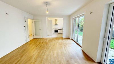 Eigentumswohnung in absoluter Ruhelage: Geräumige 3-Zimmer-Wohnung mit Garten