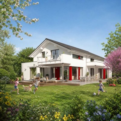 Bien-Zenker Zweifamilienhaus - Individuell, nachhaltig und stilvoll in Hamburg-Volksdorf