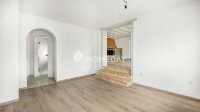 Leben wie im Eigenheim – Exklusive Maisonette mit Loggia und Kamin!
