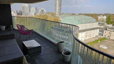Attraktive 2-Raum-Wohnung im exklusiven PHIL-Tower mit Balkon und Blick auf die Philharmonie