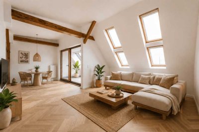 Erstbezug nach Sanierung! Traumhafte Dachgeschosswohnung mit einzigartigem Weitblick über Neukölln