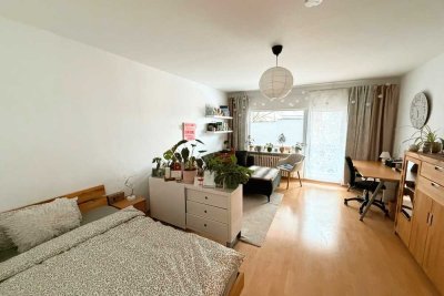 Ideale Kapitalanlage in gefragter Wohnlage – vermietetes 1-Zimmer-Apartment mit Balkon & Stellplatz