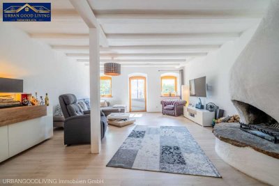 Exklusive Gartenwohnung 260 m² auf einer Ebene mit 280 m² Garten Raum zum Leben, Entfalten, Ankommen