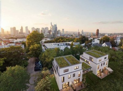 Neubau-Doppelhaushälften (KfW 40) in familienfreundlicher Top-Wohngegend nahe Main und City