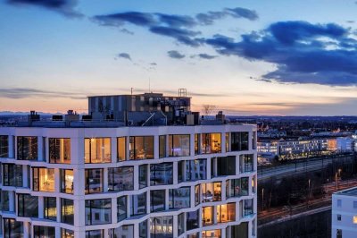 Exklusive, voll-ausgestattete Loft-Wohnung mit Garten in den FRIEDNS-Towers | Befristet auf 3 Jahre