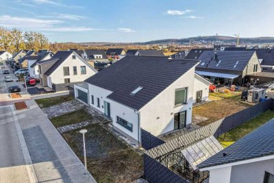 Wohnen mit Wohlfühleffekt: Modernes Einfamilienhaus mit Doppelgarage