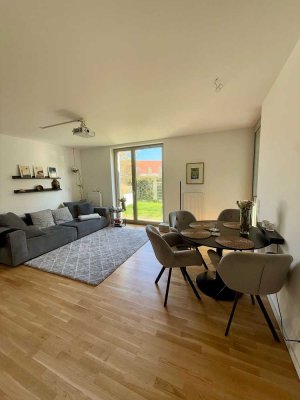 Helle 3-Zimmer-Wohnung mit eigenem Garten im LGS-Gelände