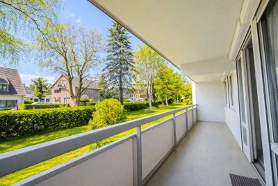 Lichtdurchflutete 2 Zimmer Wohnung mit großem Balkon und sofort bezugsfrei