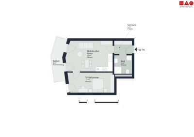 Moderne 2-Zimmer-Wohnung mit Balkon in Graz – Erstbezug &amp; Neubaustandard!