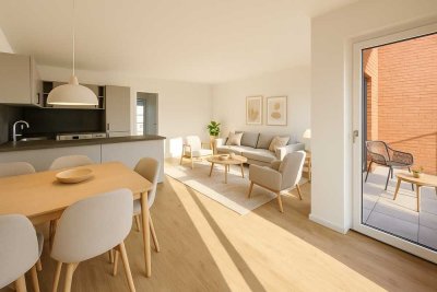 1/2 MONAT MIETFREI* Hannover Kronsrode Neubau: EBK, Loggia, Fußbodenhzg., 2 Bäder, Lift, TG, Keller