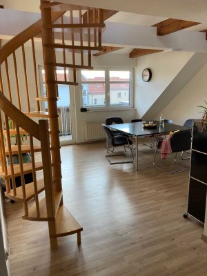 Dachgeschoss- Maisonettewohnung mit Balkon in Eutritzsch