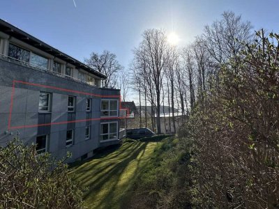 Licht, Lage, Lebensqualität: 2-Zimmer-Wohnung mit Fördeblick in der Kurparkstraße, Glücksburg