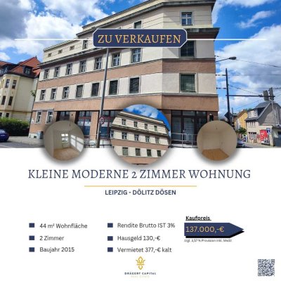 bezugsfreie Stilvoll sanierte Wohnung im Altbau mit Balkon in Leipzig-Dölitz – ideal für Kapitalanle