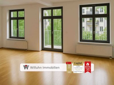 Schöne Maisonettewohnung in zweiter Reihe im Waldstraßenviertel
