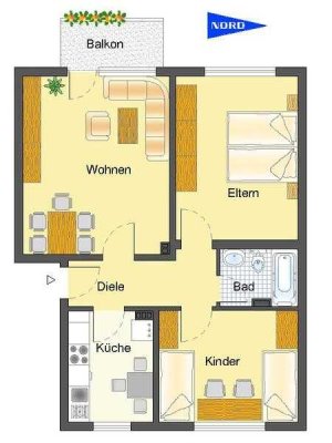 3-Zimmerwohnung Köln