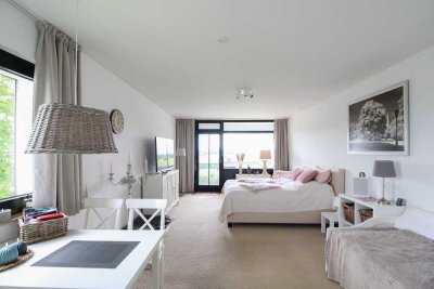 Ostseeperle: Charmantes Appartement mit tollem Meerblick, schönem Balkon und Stellplatz