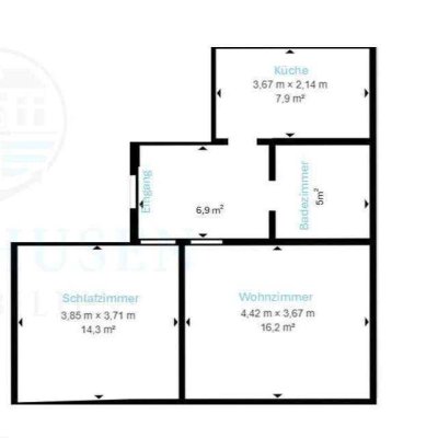 Charmante 2-Zimmer Wohnung in zentraler Lage von Itzehoe (09)