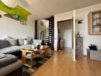 Vermietete 2-Zimmer-Maisonette-Wohnung mit Balkon und Tiefgaragenstellplatz