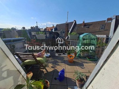 Tauschwohnung: Helle zentrale Wohnung in schönen Agnes-Viertel gegen großer