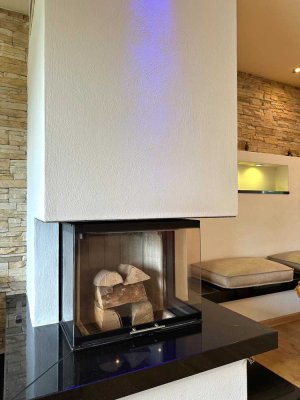 Gemütliches Einfamilienhaus: Moderne EBK, zwei Bäder, Kamin, Fernblick & zahlreiche Extras