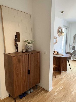Stilvolle, vollmöblierte 2-Zimmer-Wohnung in Düsseldorf-Benrath (Neubau 2025, Top-Anbindung)