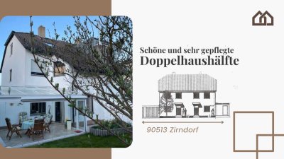 Schöne und sehr gepflegte Doppelhaushälfte in Zirndorf