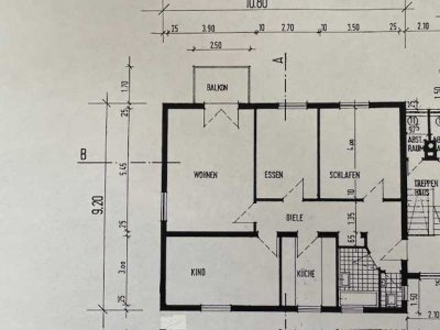 Schöne, helle und neu renovierte 4-Zimmer-Wohnung mit Balkon in Bad Mergentheim