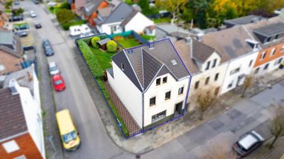 Familienfreundliches Reiheneckhaus mit großzügigem Platzangebot in Hehlrath