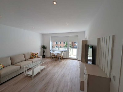 Traumhafte 1 Zimmer-Wohnung in Wandsbek mit Balkon - möbliert